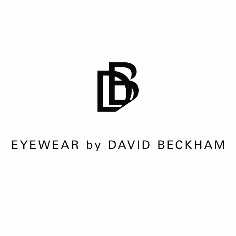 لوگوی برند عینک دیوید بکهام (David Beckham) با طراحی تایپوگرافی مینیمال