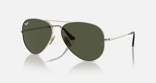 عینک آفتابی ریبن RB8089 Aviator Titanium | Ray-Ban